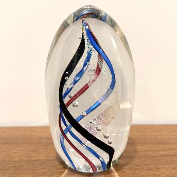 Mark Monson Glasshouse Studio Art Glass Paperweight Sculpture Signed Numbered 6" - Picture 4 of 12